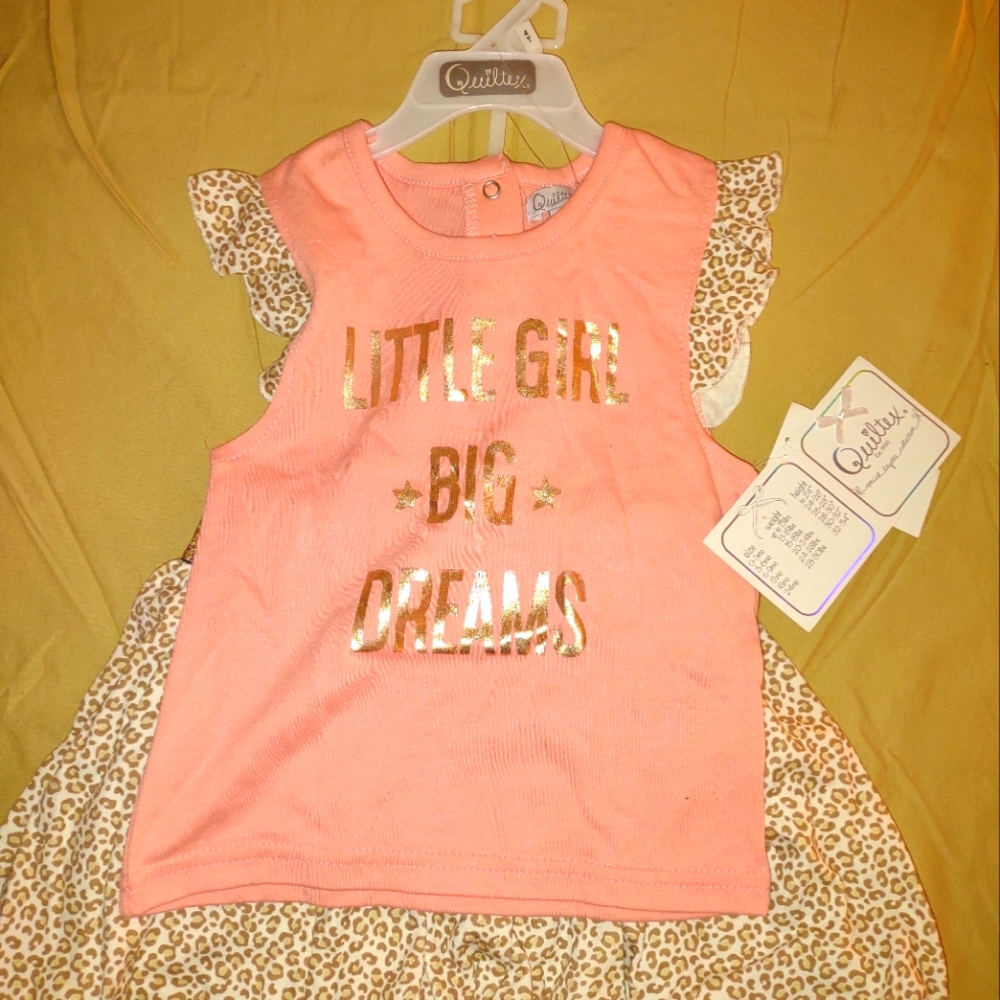 Girls Quiltex 4T ShortSet